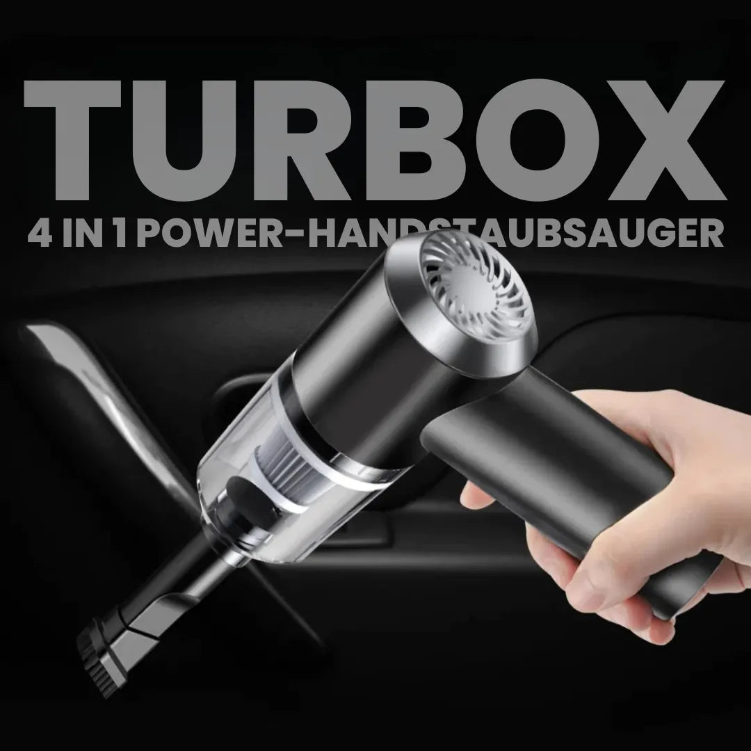 TurboX - 4 in 1 Power-Handstaubsauger - das Original V2
