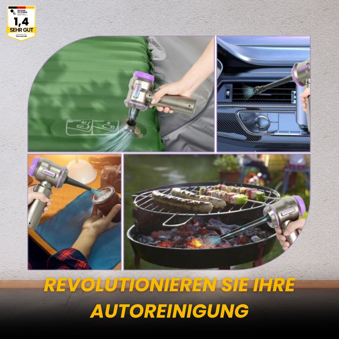 TurboX - 4 in 1 Power-Handstaubsauger - das Original V2