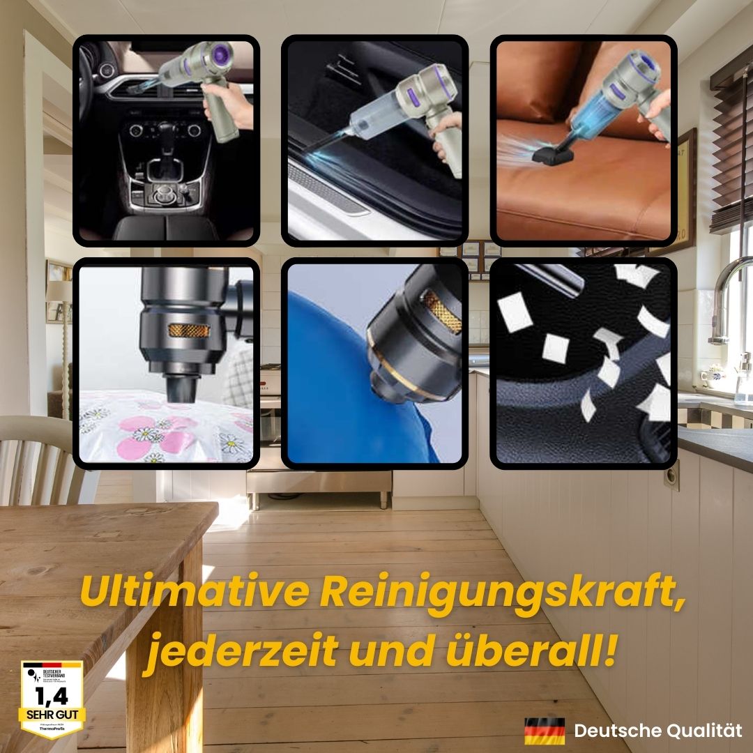 TurboX - 4 in 1 Power-Handstaubsauger - das Original