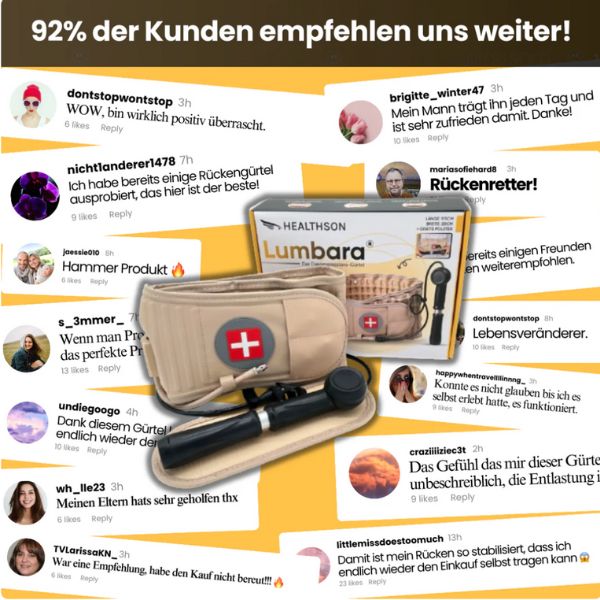 Dekompressionsgürtel V2 | Wohltuende Befreiung für Deinen Rücken
