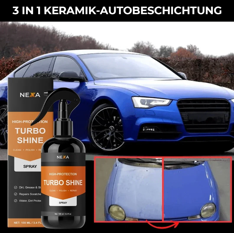 Turbo Shine® | Ultimativer Autolackschutz & Glanzspray