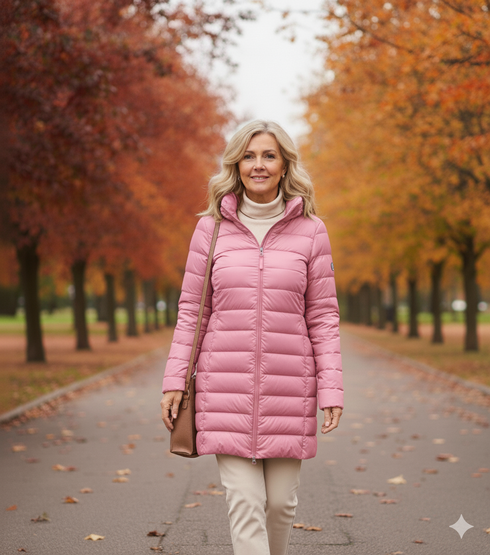 Weber Daunenjacke | Ultraleichte Übergangsjacke für Frauen mit Kapuze