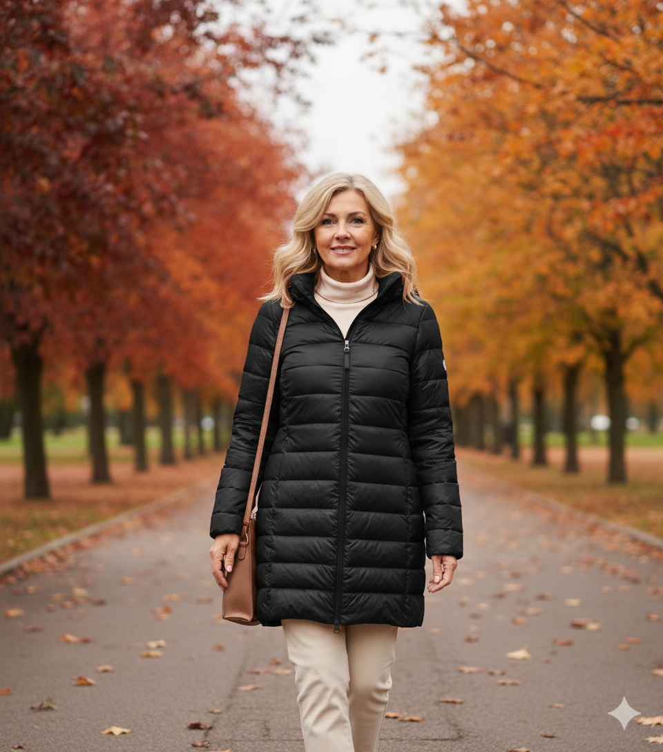 Weber Daunenjacke | Ultraleichte Übergangsjacke für Frauen mit Kapuze