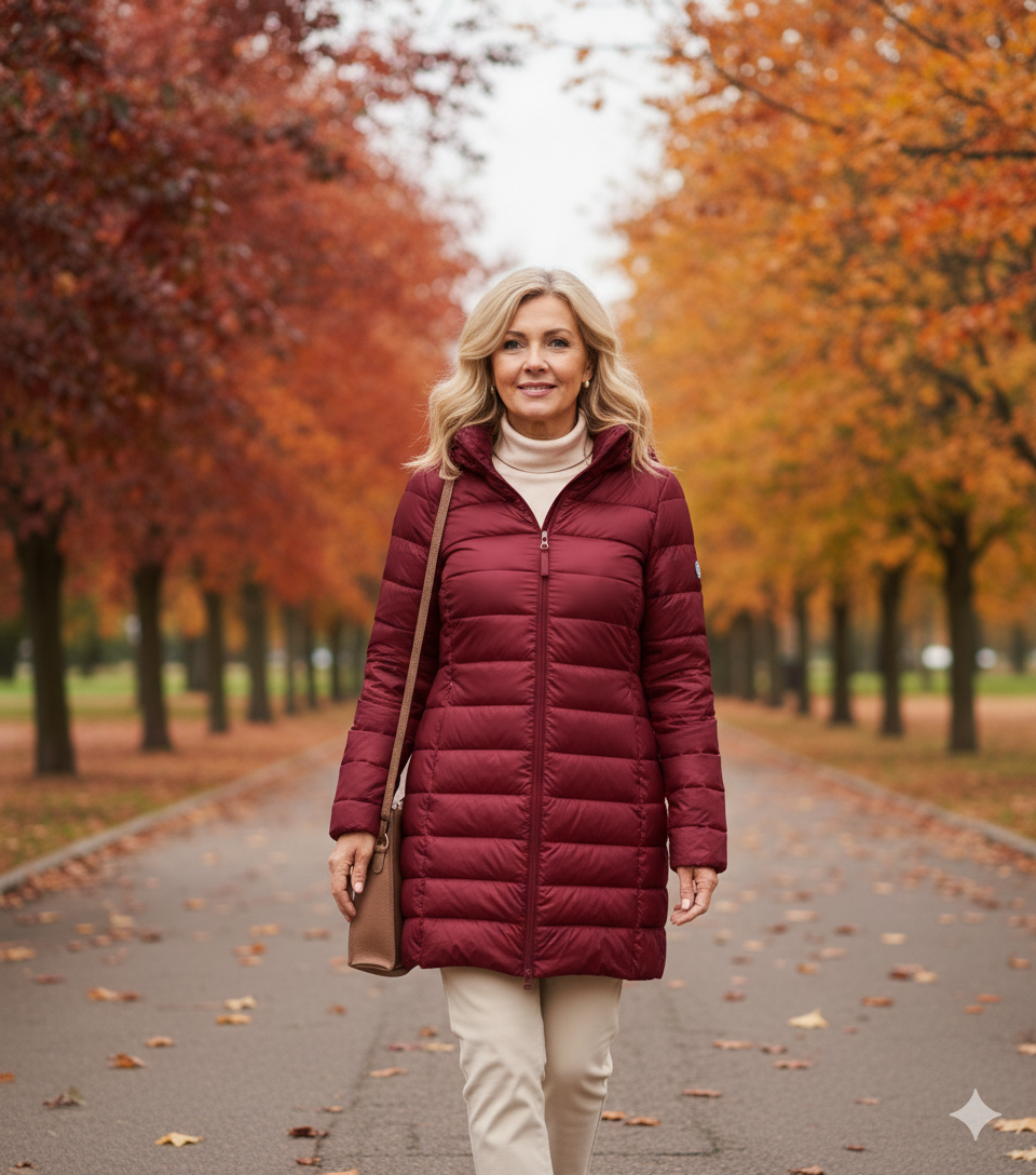 Weber Daunenjacke | Ultraleichte Übergangsjacke für Frauen mit Kapuze