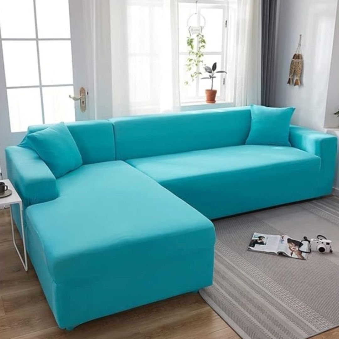 Waschbarer Sofabezug - Erweckt Dein Sofa zu neuem Leben - verlängert die Lebensdauer, wasserdicht, dehnbar_lieblingsladen_himmelblau