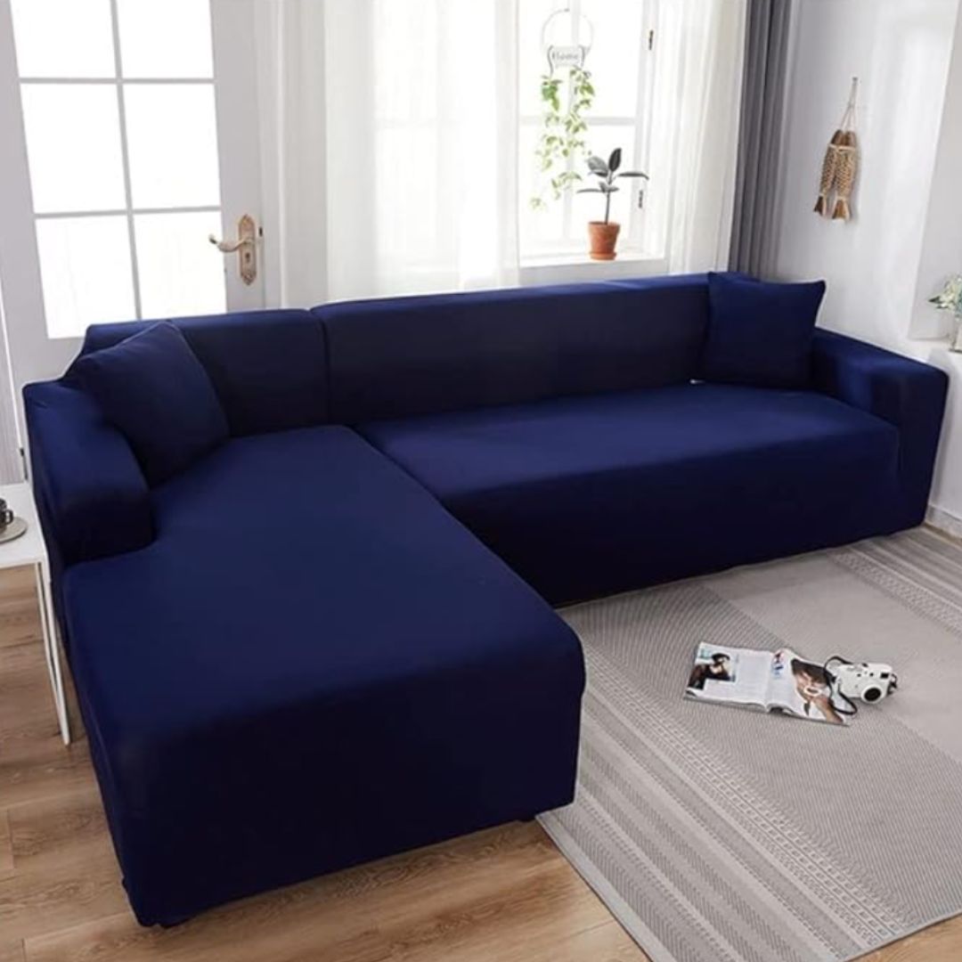 Waschbarer Sofabezug - Erweckt Dein Sofa zu neuem Leben - verlängert die Lebensdauer, wasserdicht, dehnbar_lieblingsladen_marineblau