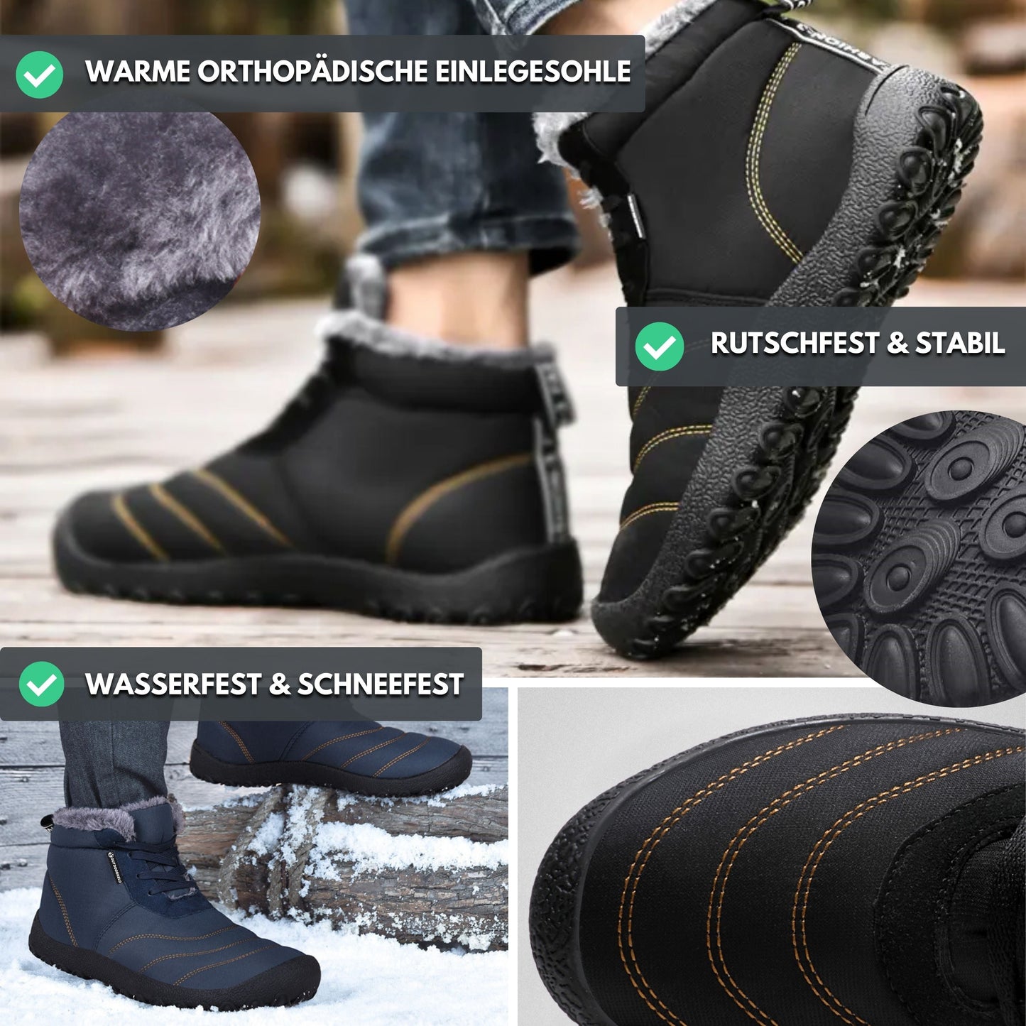 Winter Pro 3.0 - wasserfeste Barfußschuhe