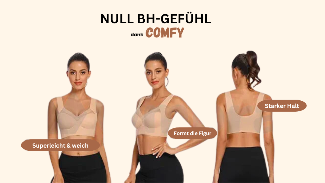 Comfy Nahtloser und Bügelloser BH