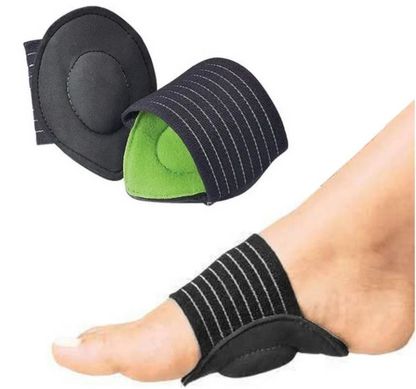 Gepolsterte Fußgewölbestütze gegen Plantarfasziitis & Plattfuß (1 Paar)