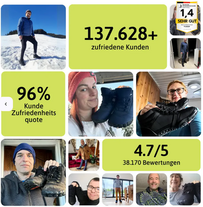 Winter Max - wasserabweisende & gefütterte Barfußschuhe