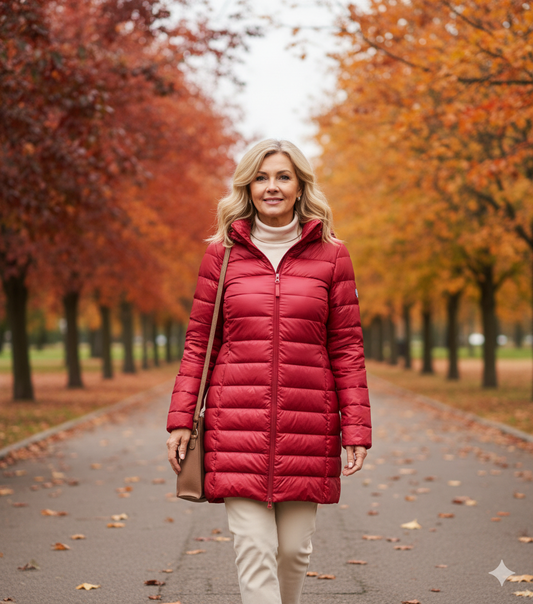 Weber Daunenjacke | Ultraleichte Übergangsjacke für Frauen mit Kapuze