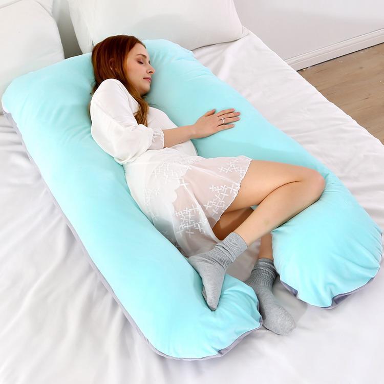 Das originale Schlaftherapie-Kissen - das kuscheligste Kissen der Welt - hilft Dir, schneller einzuschlafen, hellblau 4