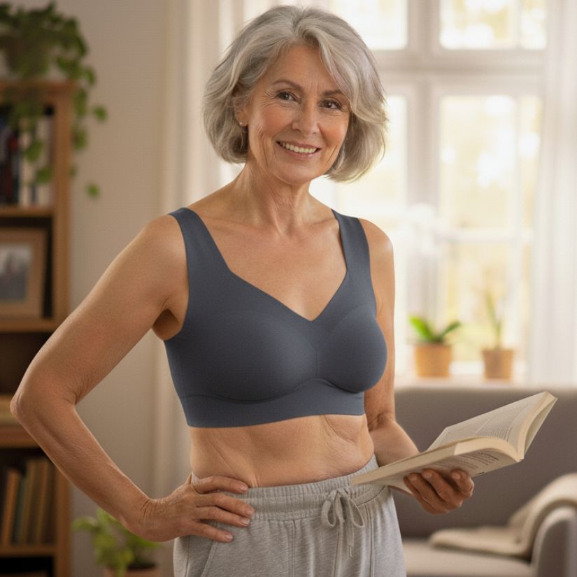 Lifting-BH für Hängebusen – Starker Halt ohne Bügel | Hebt die Brust sichtbar an | Unsichtbar unter Kleidung & ultraweich