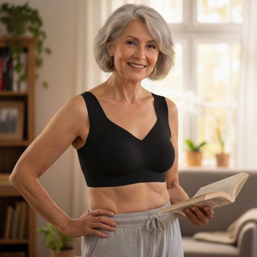 Lifting-BH für Hängebusen – Starker Halt ohne Bügel | Hebt die Brust sichtbar an | Unsichtbar unter Kleidung & ultraweich