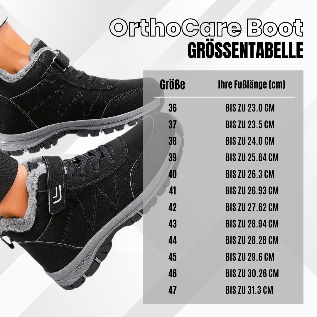 OrthoCare - ergonomischer & schmerzlindernden Komfortstiefel für Damen